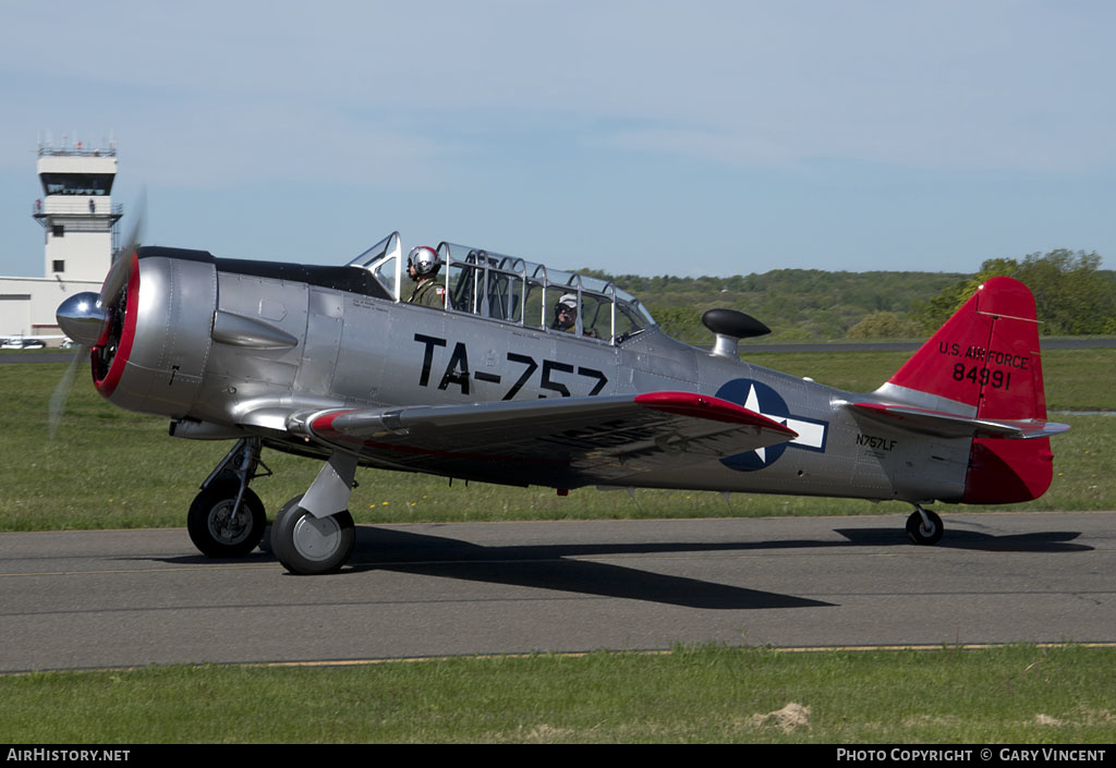Aircraft Photo of N757LF / 84991 | North American SNJ-5 Texan | USA - Air Force | AirHistory.net #241891