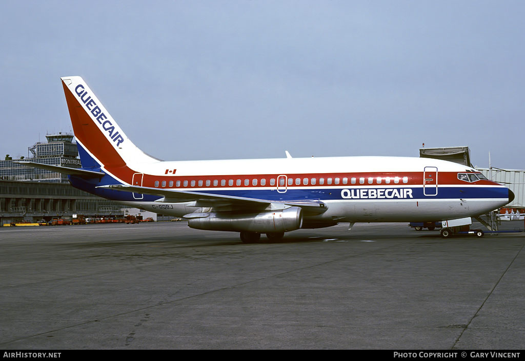 Aircraft Photo of C-GQBJ | Boeing 737-296/Adv | Quebecair | AirHistory.net #241903