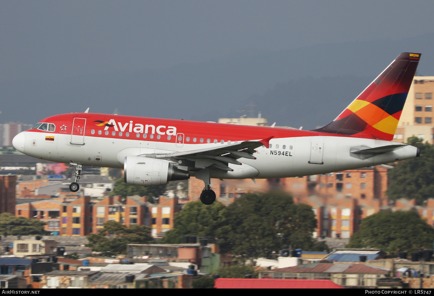 Aircraft Photo of N594EL | Airbus A318-111 | Avianca | AirHistory.net #241905