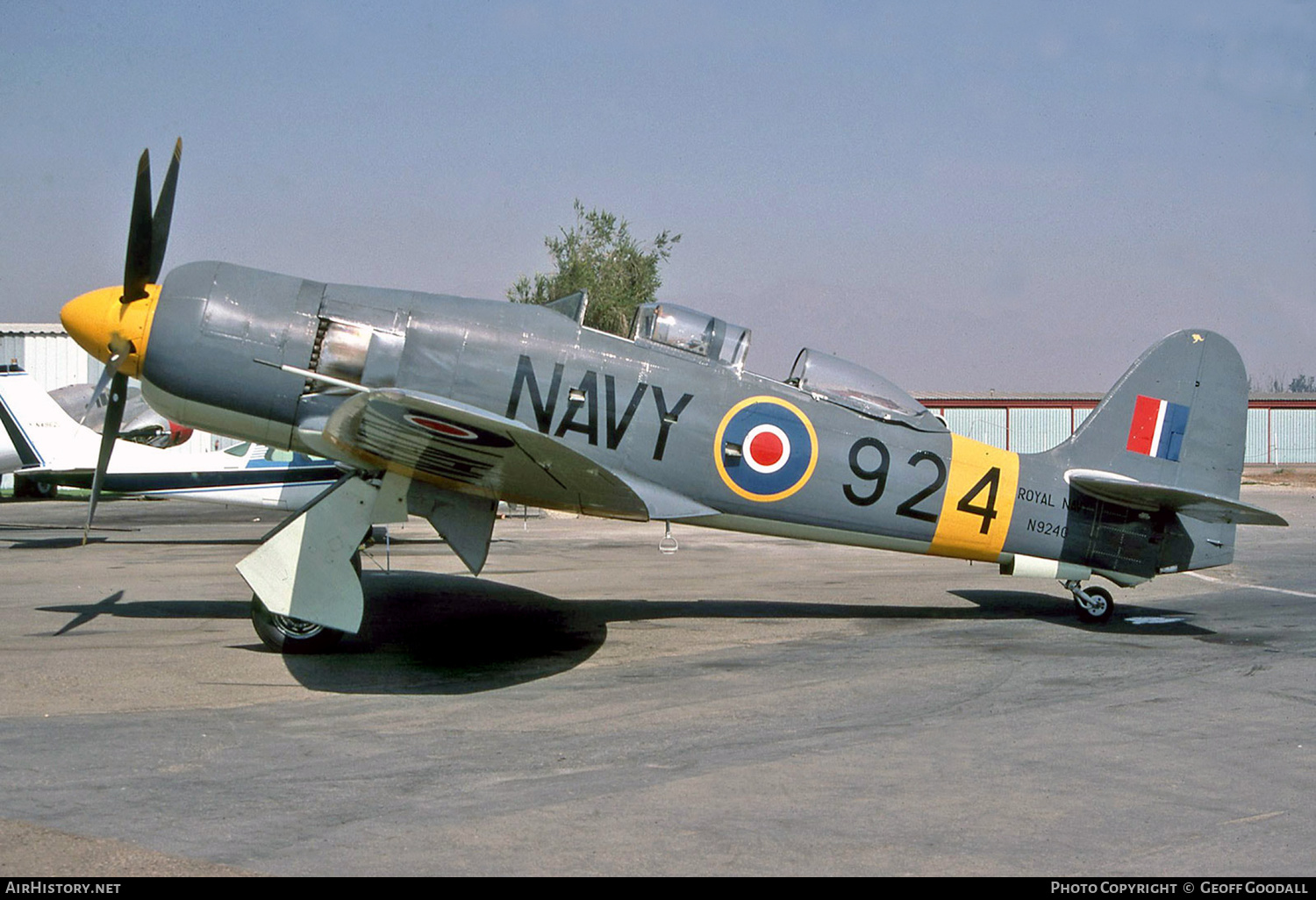 Aircraft Photo of N924G | Hawker Sea Fury T20 | UK - Navy | AirHistory.net #241917