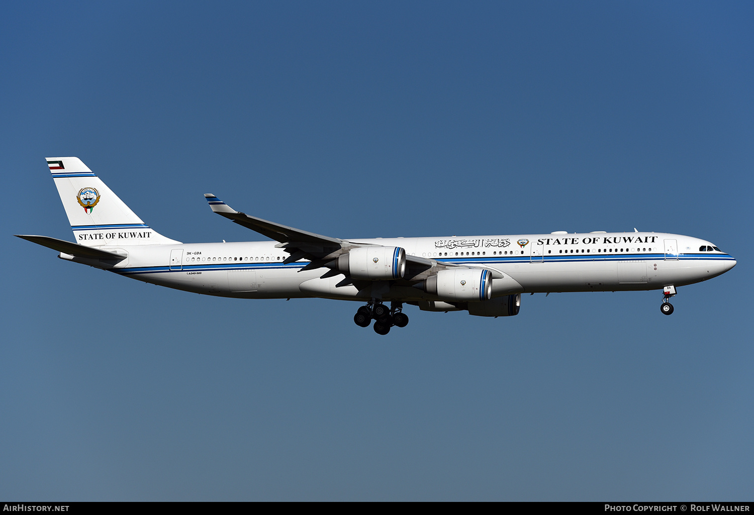 Aircraft Photo of 9K-GBA | Airbus A340-542 | State of Kuwait | AirHistory.net #241927