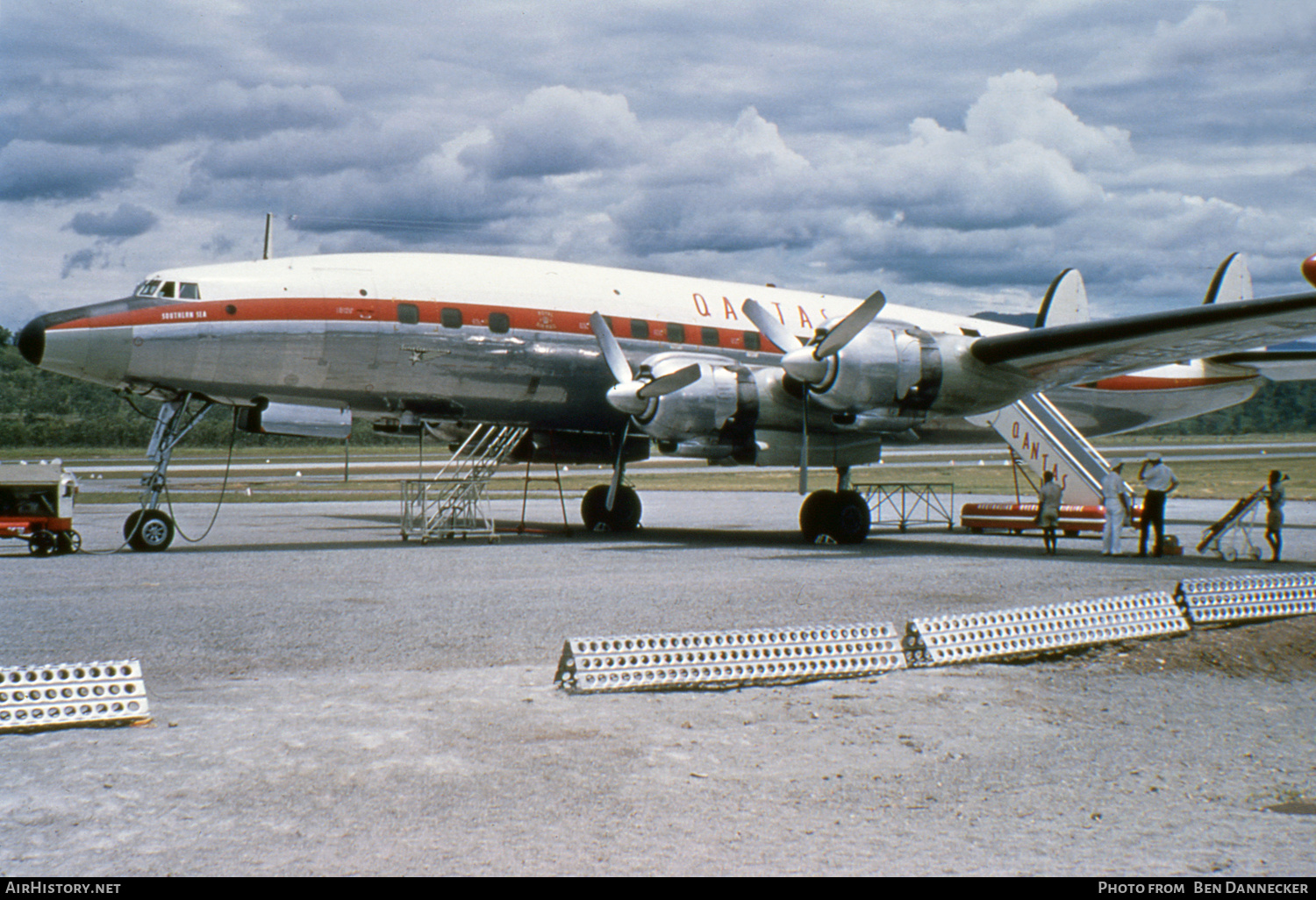 Aircraft Photo of VH-EAA | Lockheed L-1049G/02 Super Constellation | Qantas | AirHistory.net #241930