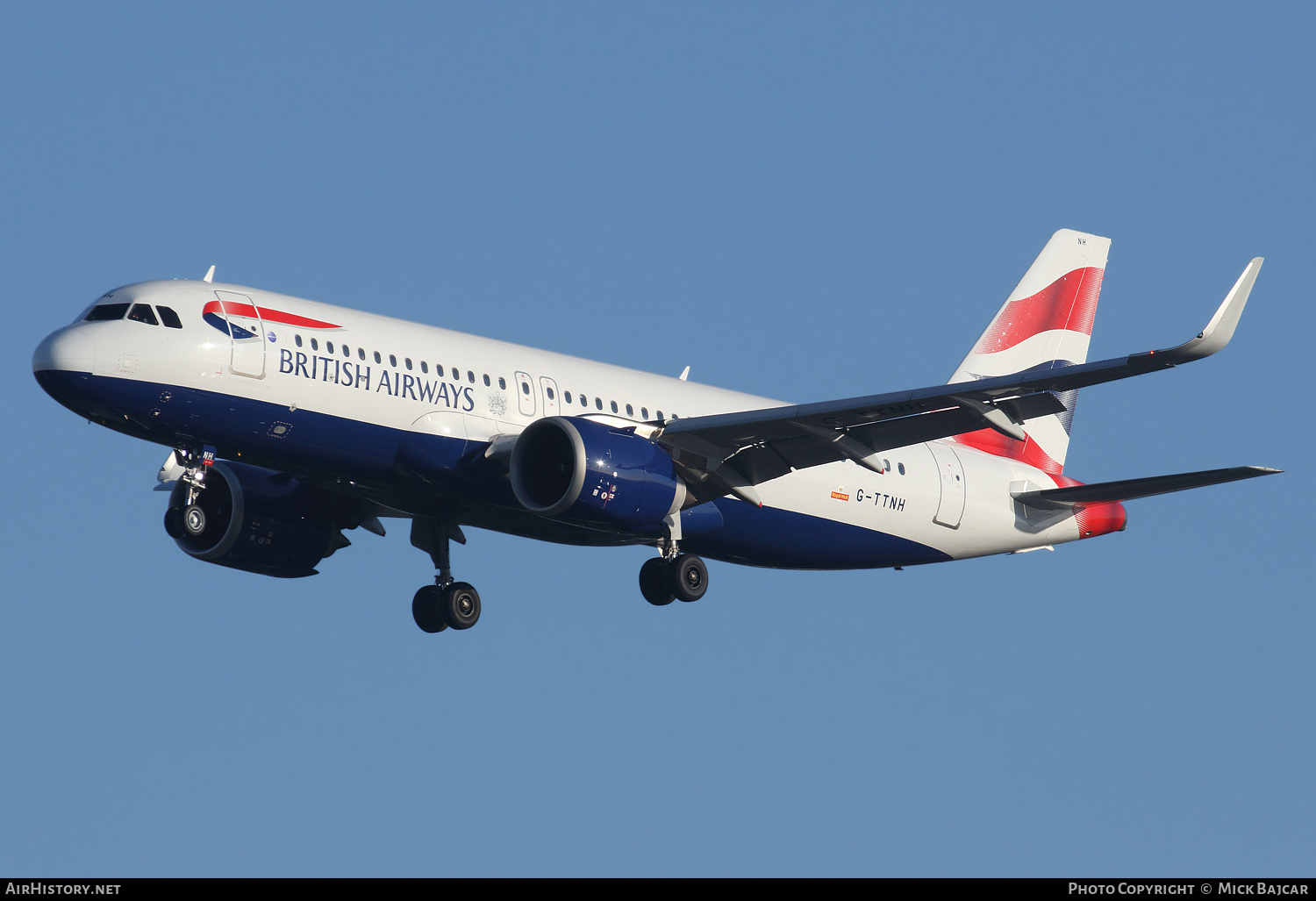 Aircraft Photo of G-TTNH | Airbus A320-251N | British Airways | AirHistory.net #241956