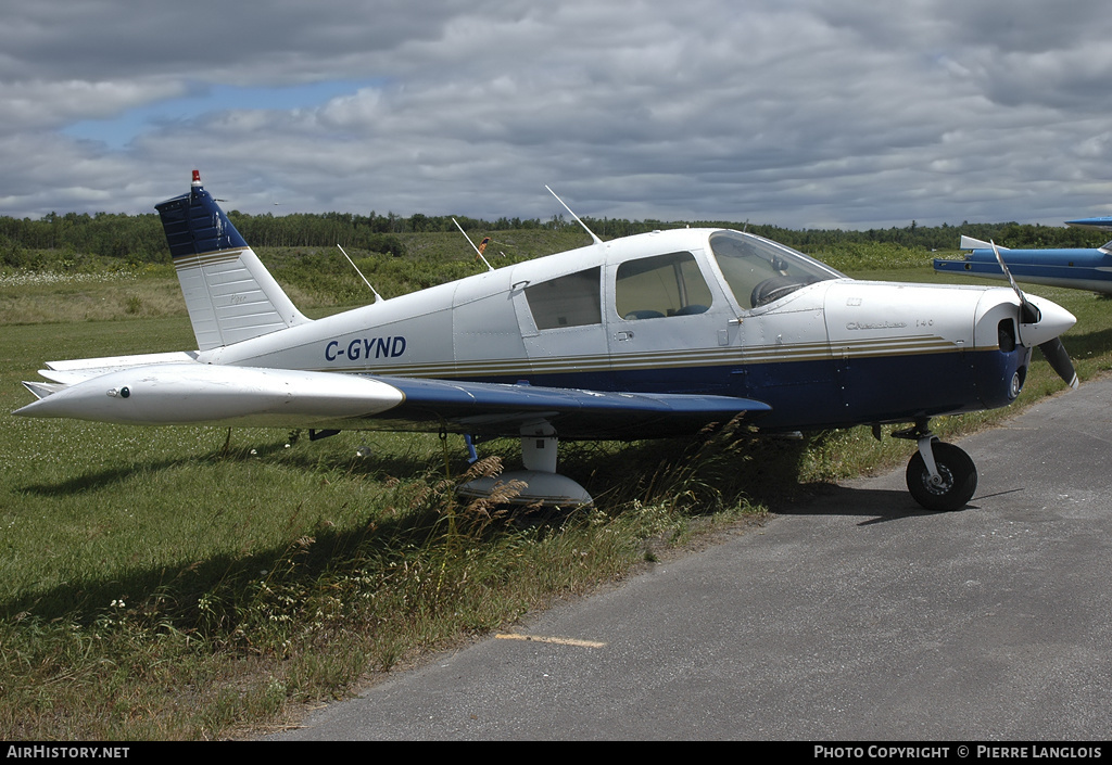 Aircraft Photo of C-GYND | Piper PA-28-140X Cherokee B | AirHistory.net #241957