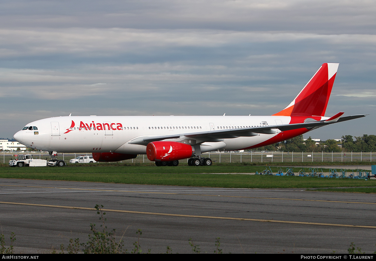Aircraft Photo of F-WWCQ | Airbus A330-243 | Avianca | AirHistory.net #242018