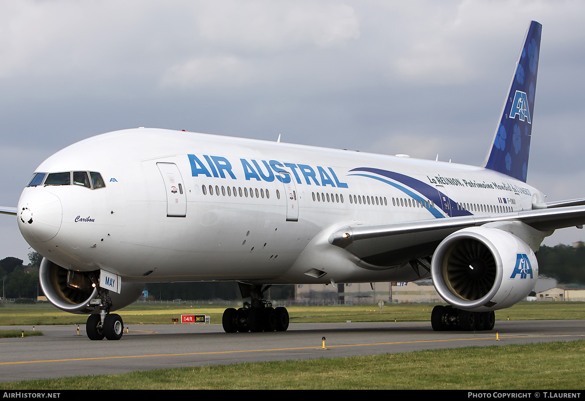 Aircraft Photo of F-OMAY | Boeing 777-2Q8/ER | Air Austral | AirHistory.net #242021