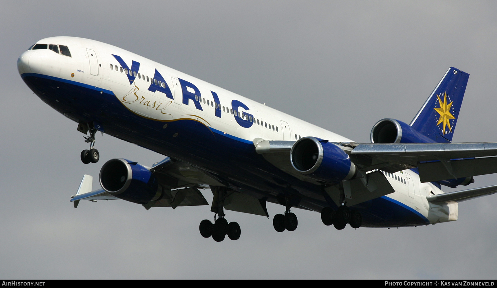 Aircraft Photo of PP-VQF | McDonnell Douglas MD-11 | Varig | AirHistory.net #242036