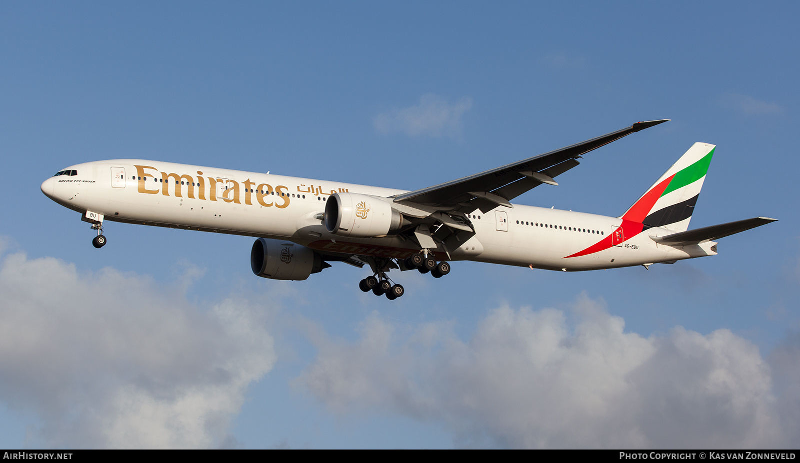 Aircraft Photo of A6-EBU | Boeing 777-31H/ER | Emirates | AirHistory.net #242040