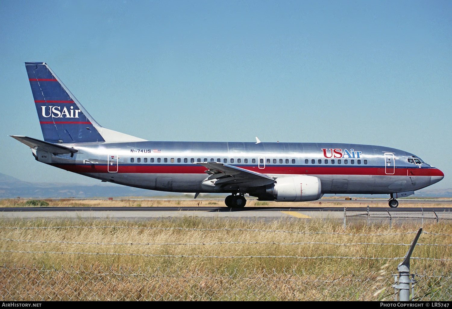 Aircraft Photo of N574US | Boeing 737-301 | USAir | AirHistory.net #242075