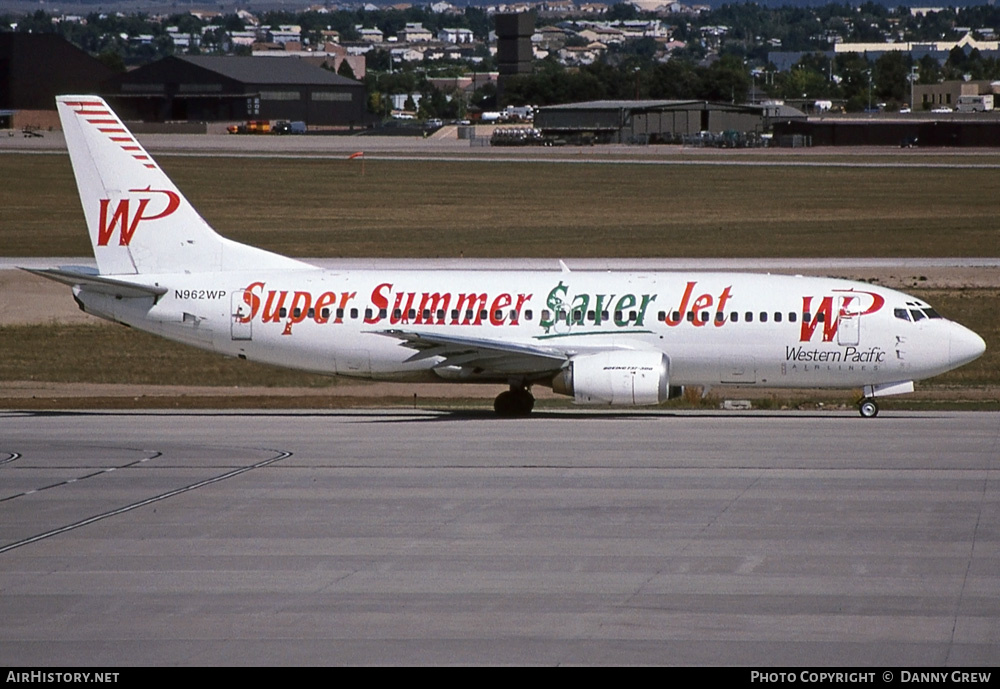 Aircraft Photo of N962WP | Boeing 737-3Y0 | Western Pacific Airlines | AirHistory.net #242089