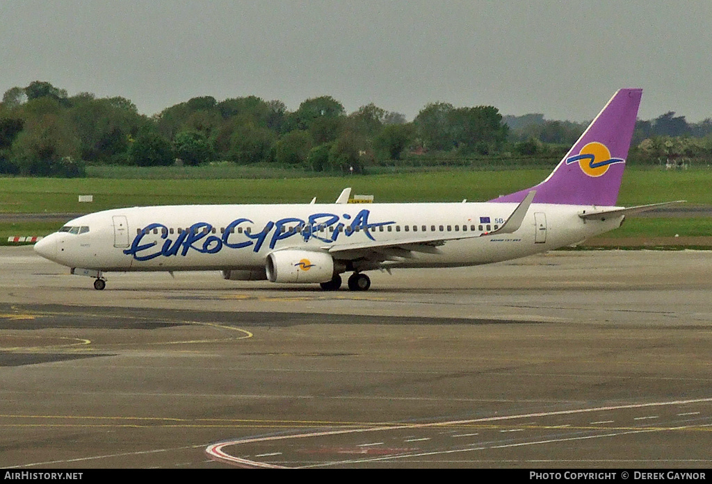Aircraft Photo of 5B-DBZ | Boeing 737-8BK | Eurocypria Airlines | AirHistory.net #242093
