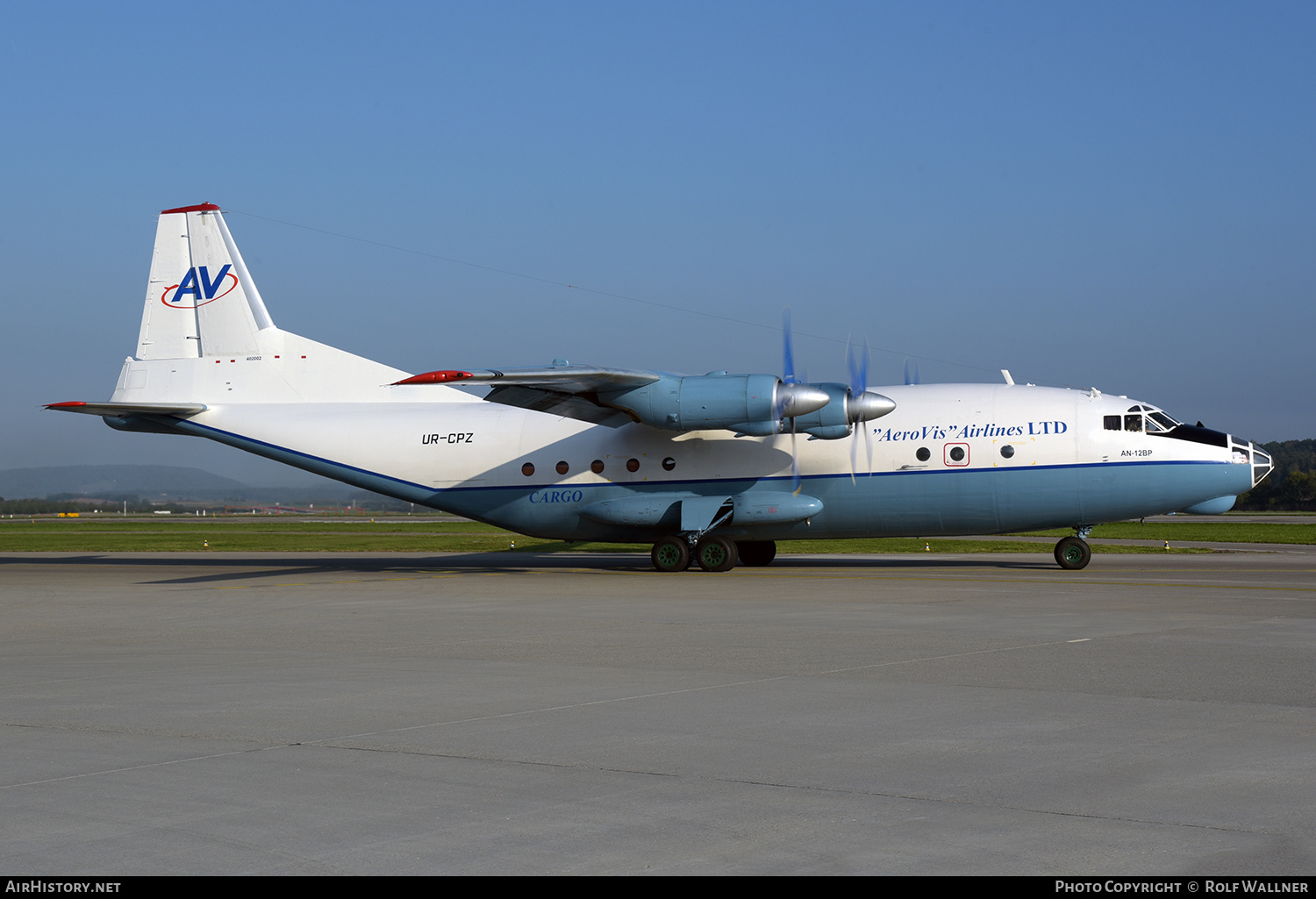 Aircraft Photo of UR-CPZ | Antonov An-12BP | AeroVis Airlines | AirHistory.net #242101