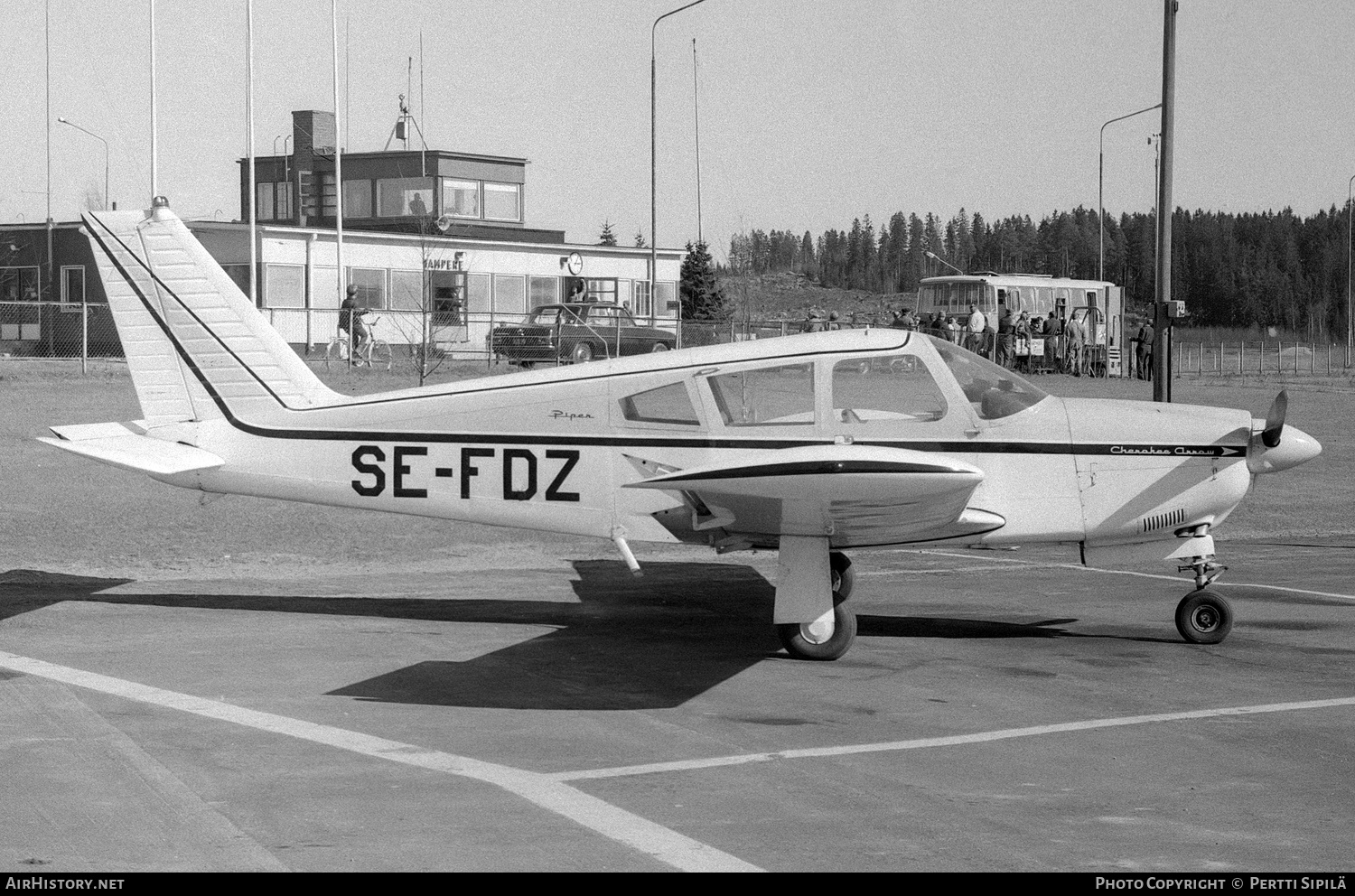 Aircraft Photo of SE-FDZ | Piper PA-28R-180 Cherokee Arrow | AirHistory.net #242103
