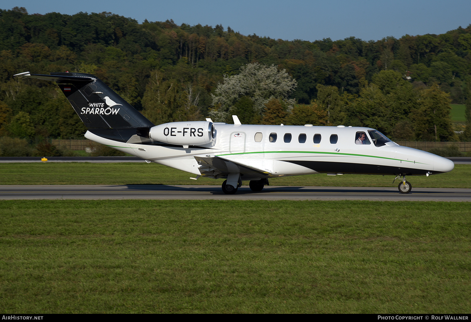 Aircraft Photo of OE-FRS | Cessna 525A CitationJet CJ2 | White Sparrow | AirHistory.net #242125