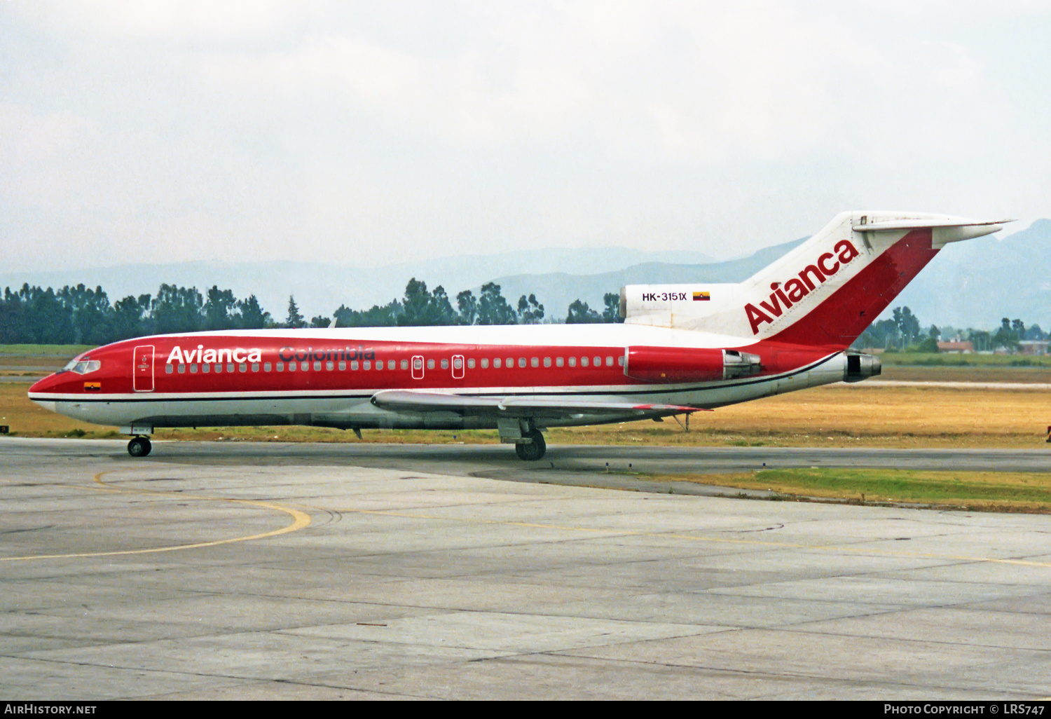 Aircraft Photo of HK-3151X | Boeing 727-51 | Avianca | AirHistory.net #242147