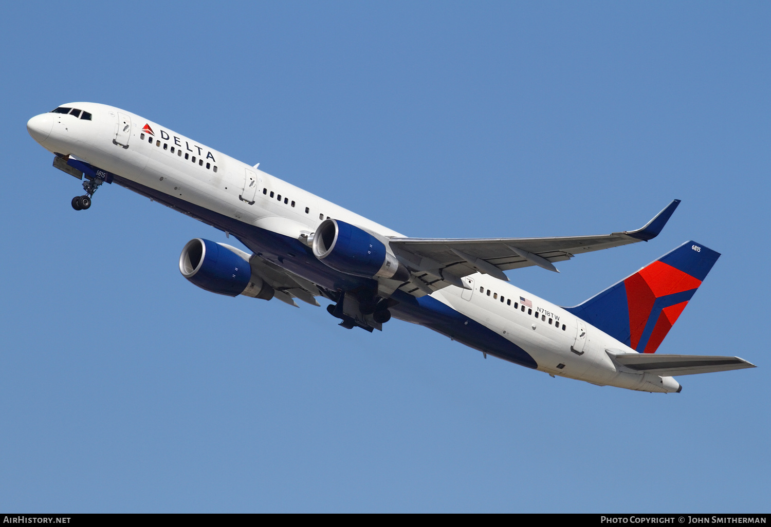 Aircraft Photo of N718TW | Boeing 757-231 | Delta Air Lines | AirHistory.net #242162