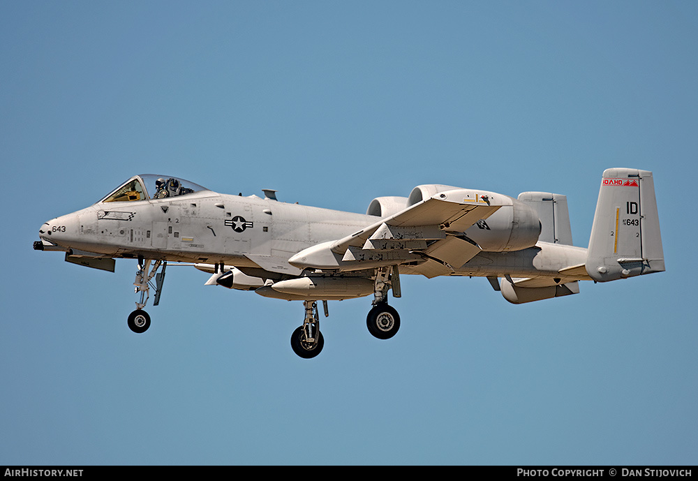 Aircraft Photo of 78-0643 / AF78643 | Fairchild A-10C Thunderbolt II | USA - Air Force | AirHistory.net #242163