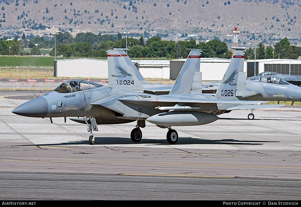 Aircraft Photo of 84-0026 / AF84-026 | McDonnell Douglas F-15C Eagle | USA - Air Force | AirHistory.net #242173