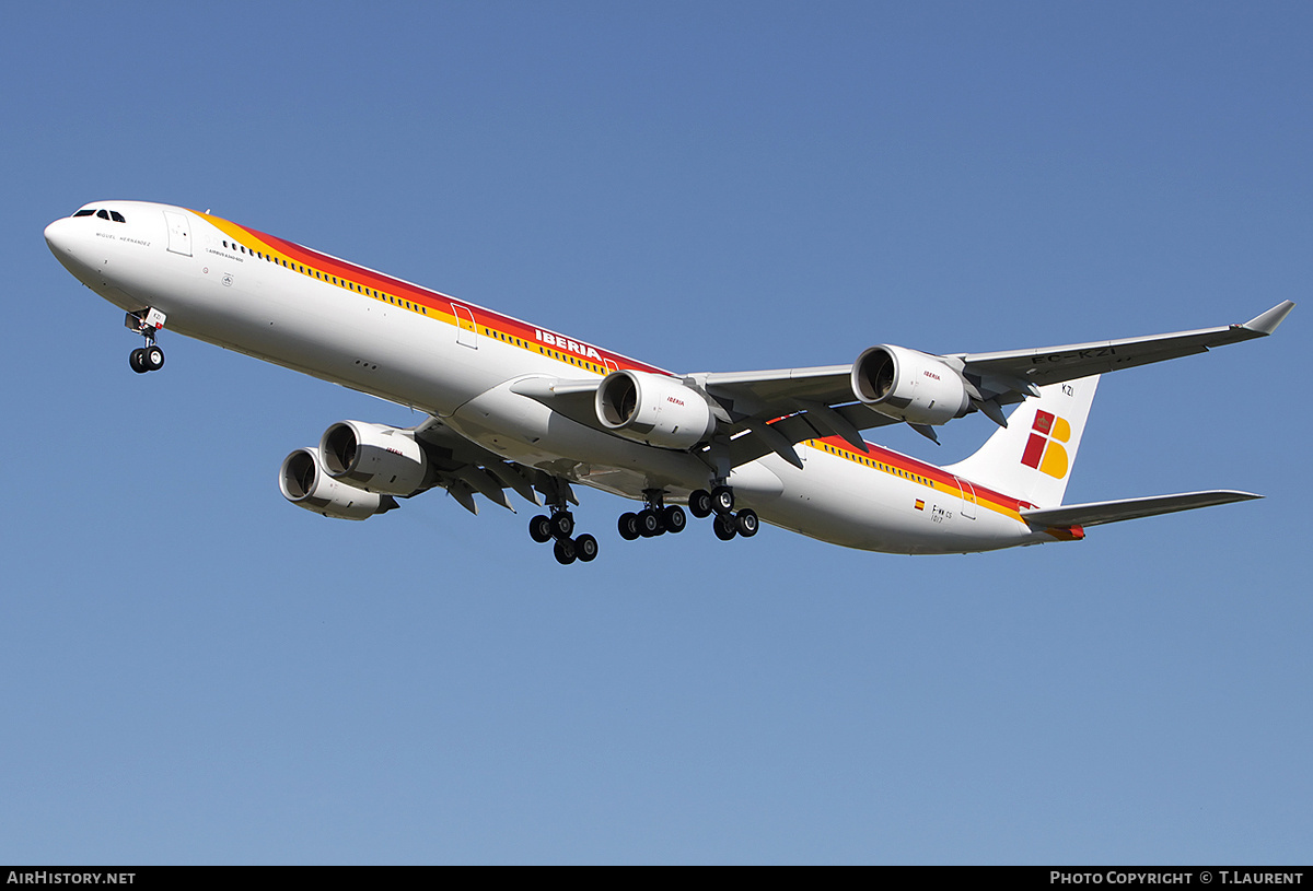 Aircraft Photo of F-WWCS | Airbus A340-642 | Iberia | AirHistory.net #242185