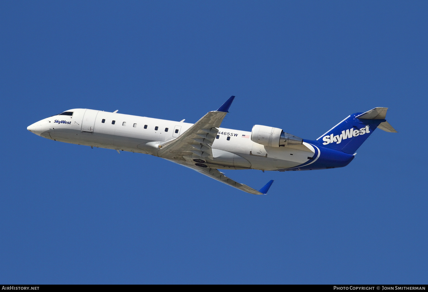 Aircraft Photo of N465SW | Bombardier CRJ-200ER (CL-600-2B19) | SkyWest Airlines | AirHistory.net #242189