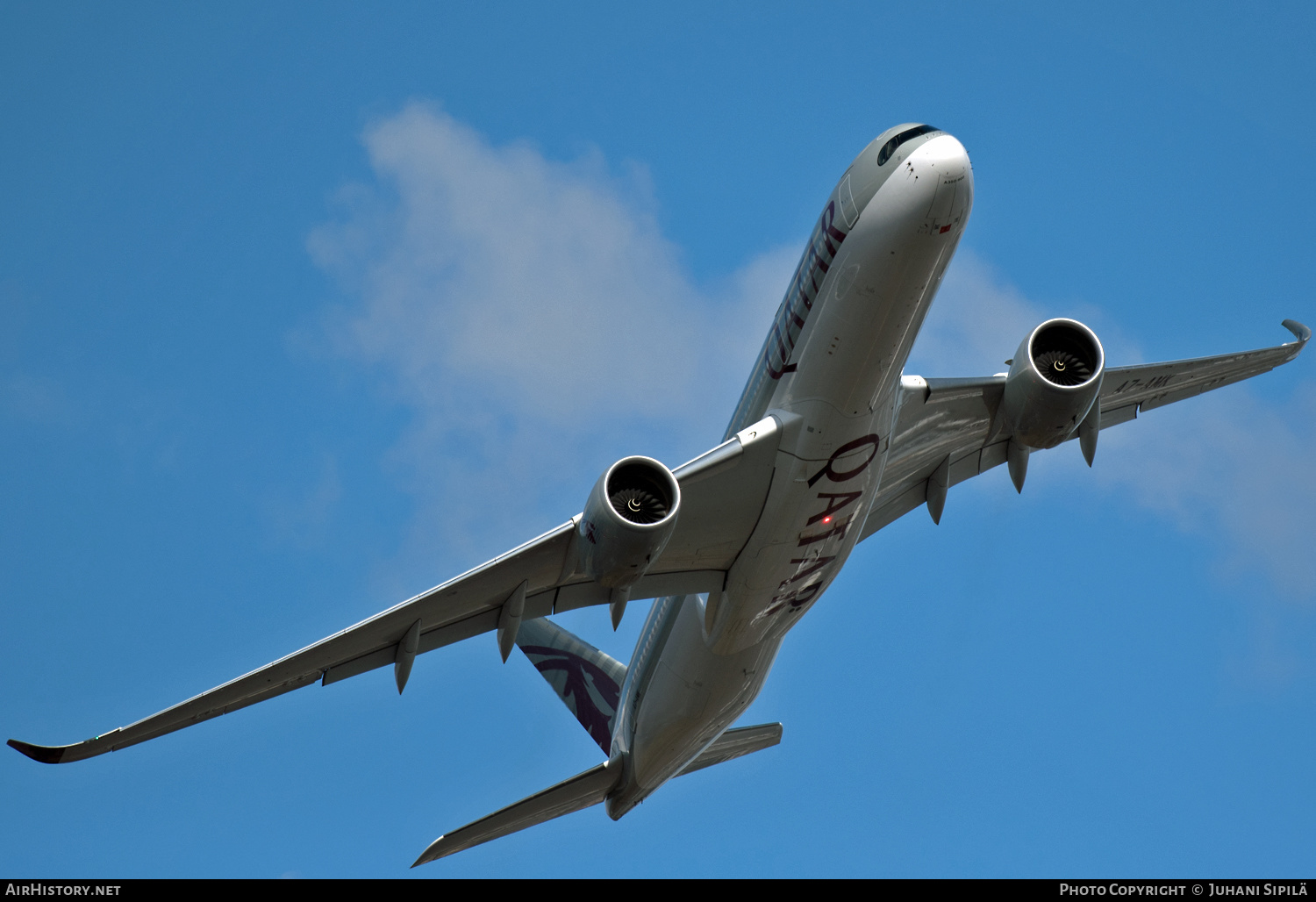 Aircraft Photo of A7-AMK | Airbus A350-941 | Qatar Airways | AirHistory.net #242198