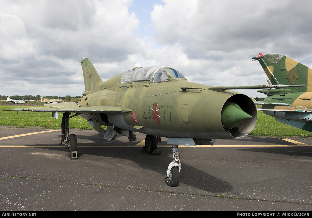 Aircraft Photo of 2377 | Mikoyan-Gurevich MiG-21UM | Germany - Air Force | AirHistory.net #242208