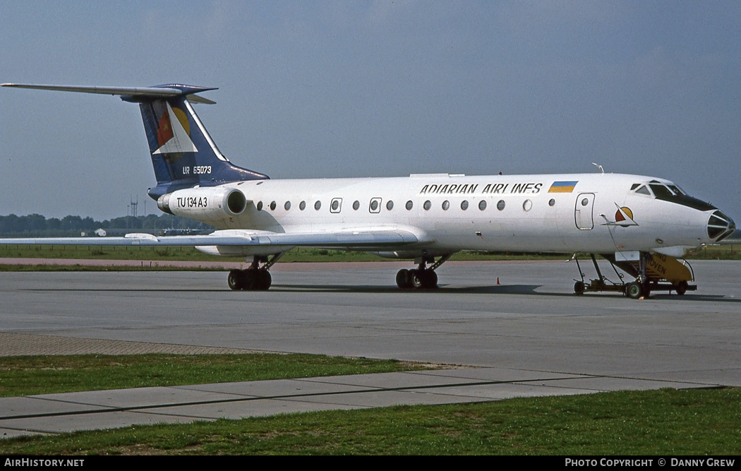 Aircraft Photo of UR-65073 | Tupolev Tu-134A-3 | Adjarian Airlines | AirHistory.net #242223