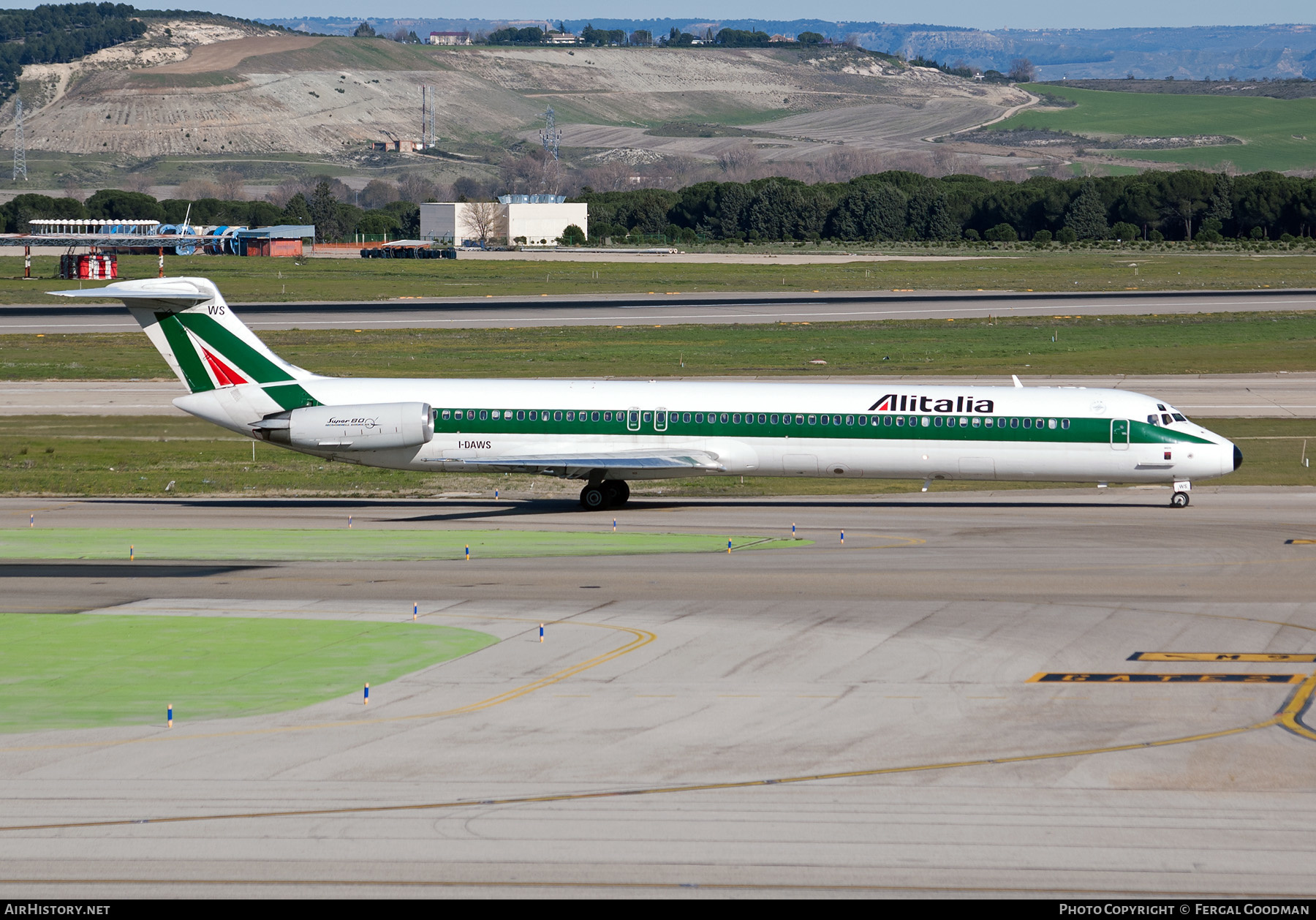 Aircraft Photo of I-DAWS | McDonnell Douglas MD-82 (DC-9-82) | Alitalia | AirHistory.net #242224