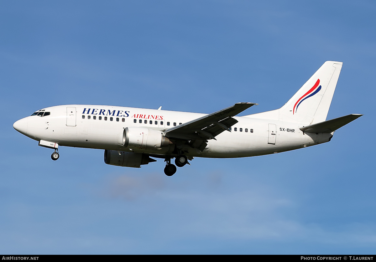 Aircraft Photo of SX-BHR | Boeing 737-5L9 | Hermes Airlines | AirHistory.net #242247