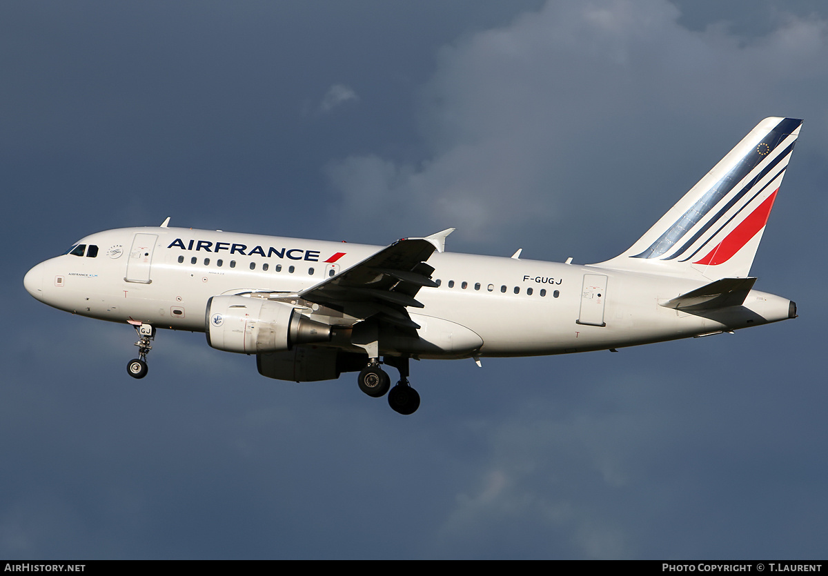 Aircraft Photo of F-GUGF | Airbus A318-111 | Air France | AirHistory.net #242276