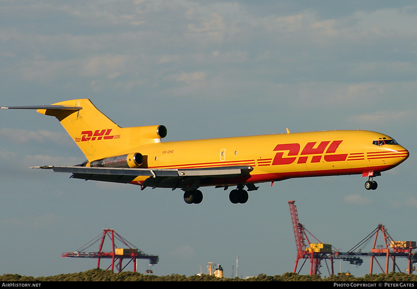 Aircraft Photo of VH-DHE | Boeing 727-2J4/Adv | DHL International | AirHistory.net #242308