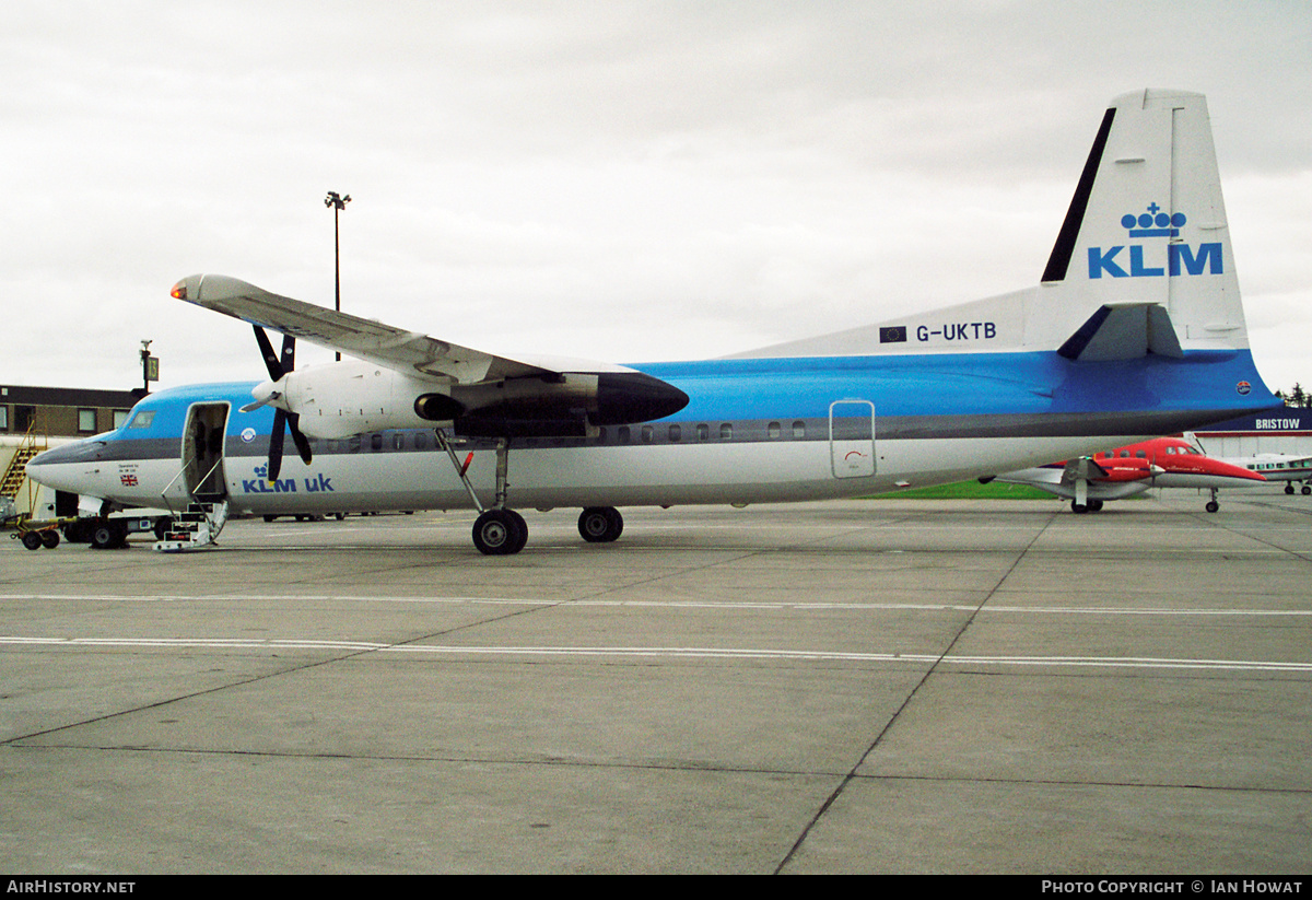 Aircraft Photo of G-UKTB | Fokker 50 | KLM UK | AirHistory.net #242313