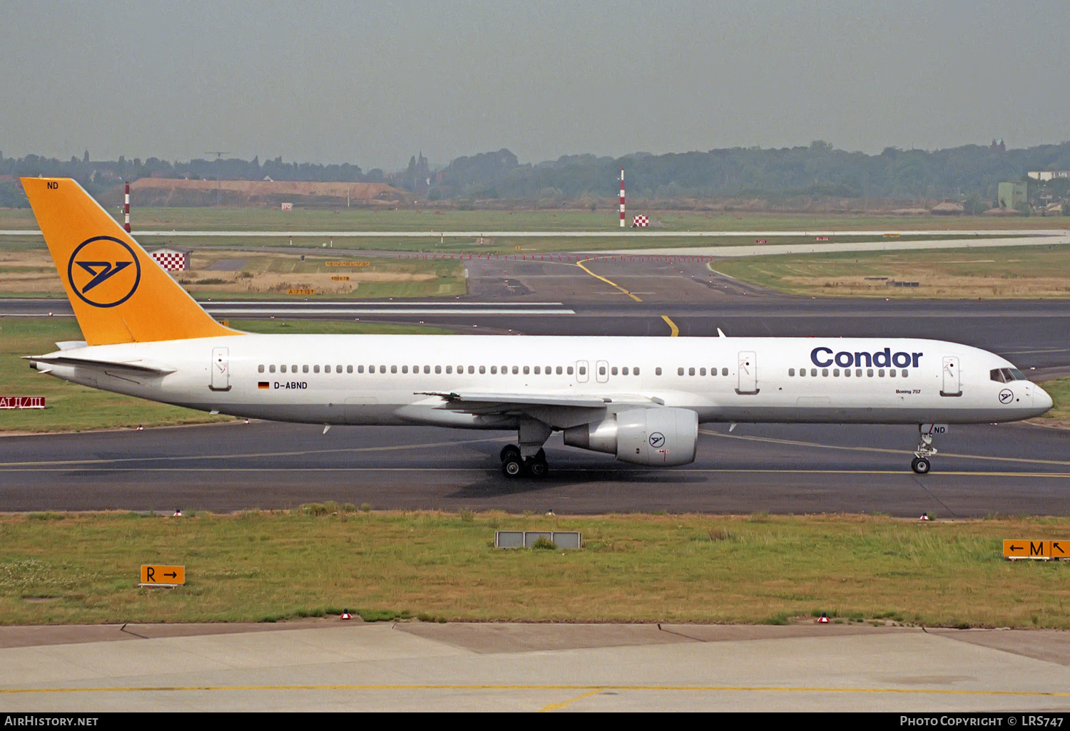 Aircraft Photo of D-ABND | Boeing 757-230 | Condor Flugdienst | AirHistory.net #242333