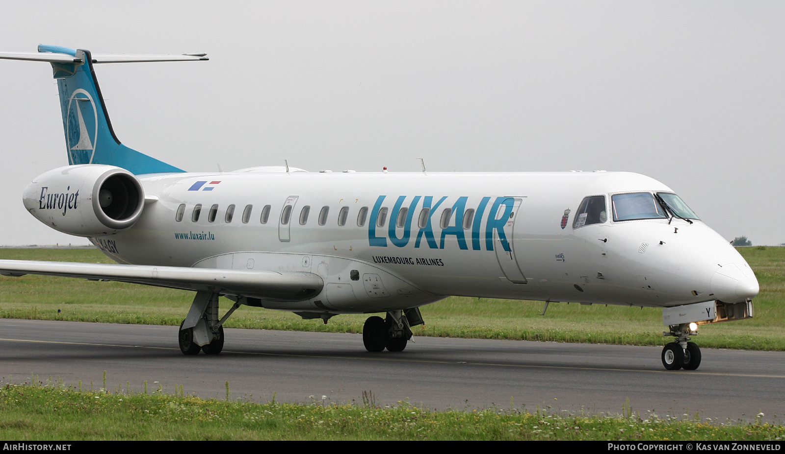 Aircraft Photo of LX-LGY | Embraer ERJ-145LU (EMB-145LU) | Luxair | AirHistory.net #242350