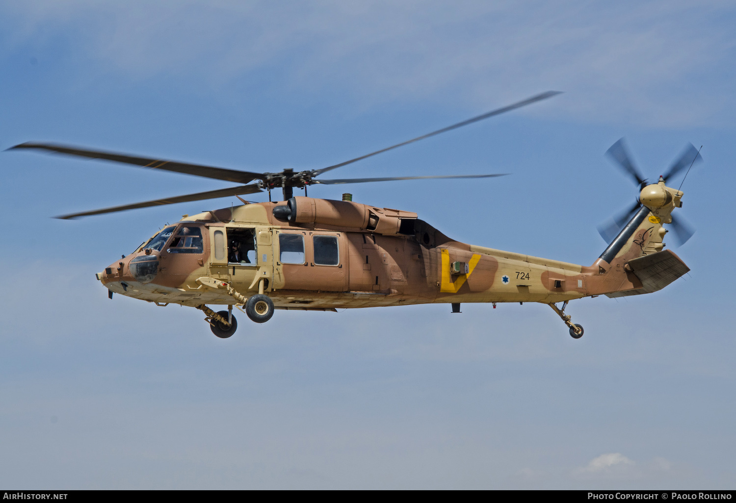 Aircraft Photo of 724 | Sikorsky UH-60A Black Hawk (S-70A) | Israel - Air Force | AirHistory.net #242356