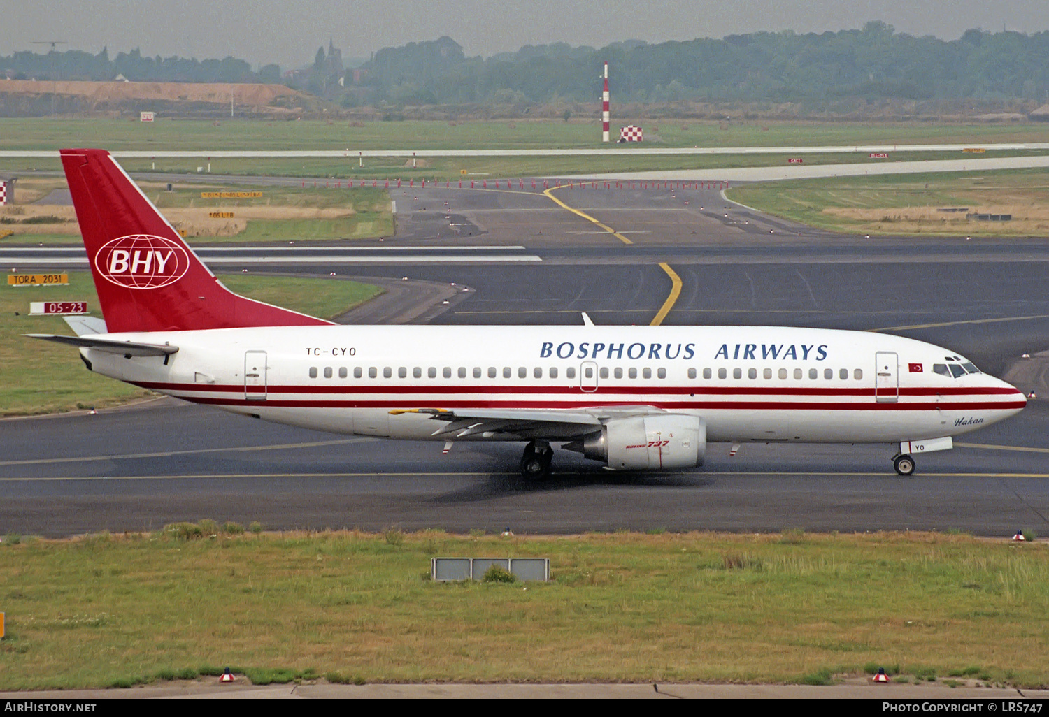 Aircraft Photo of TC-CYO | Boeing 737-3H9 | Bosphorus Airways - BHY | AirHistory.net #242386