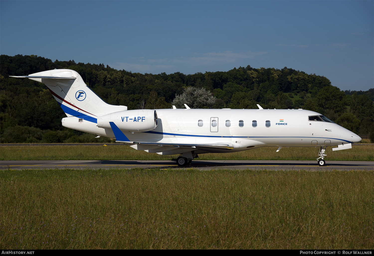 Aircraft Photo of VT-APF | Bombardier Challenger 300 (BD-100-1A10) | Force Motors | AirHistory.net #242389