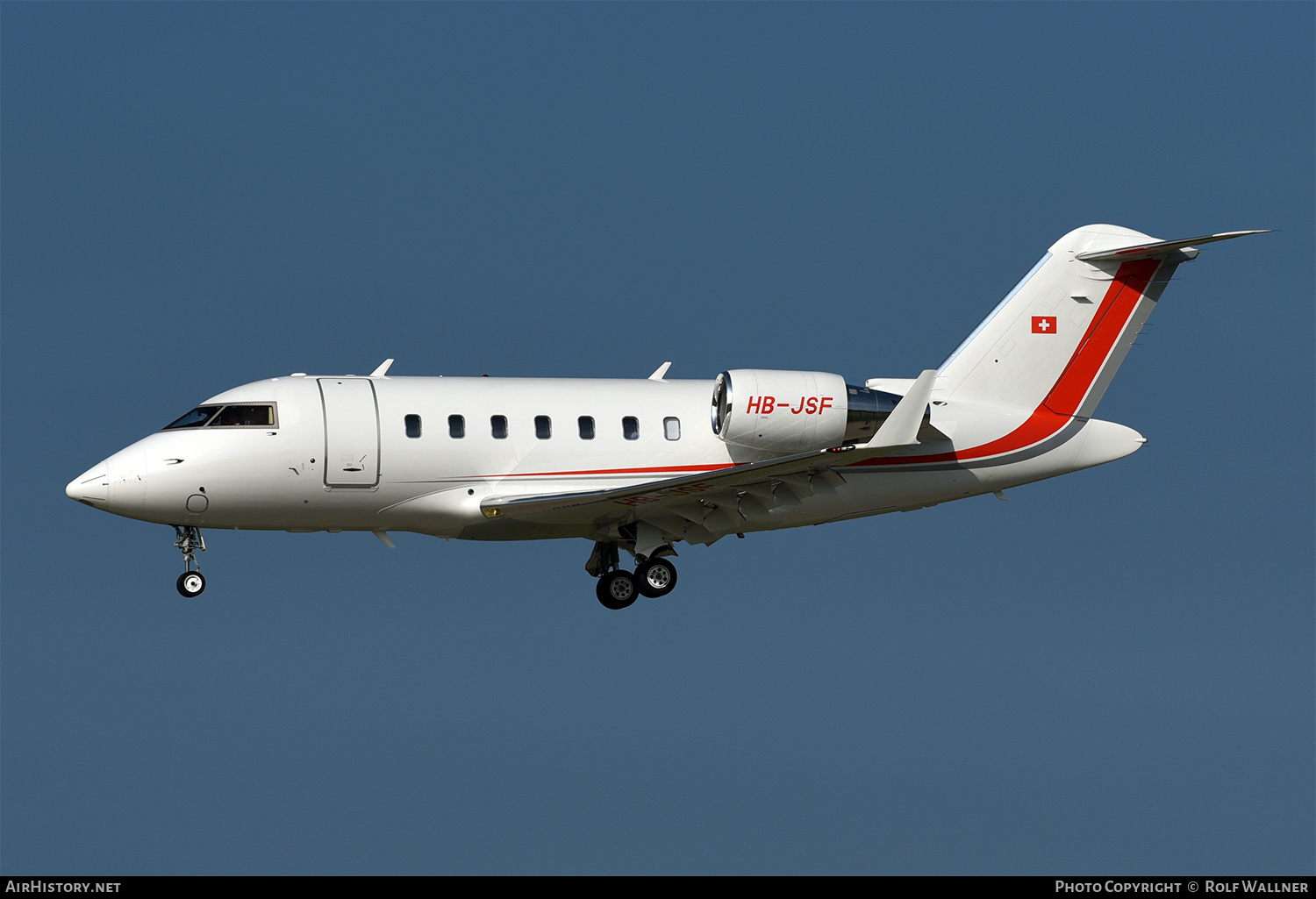 Aircraft Photo of HB-JSF | Bombardier Challenger 650 (CL-600-2B16) | AirHistory.net #242401