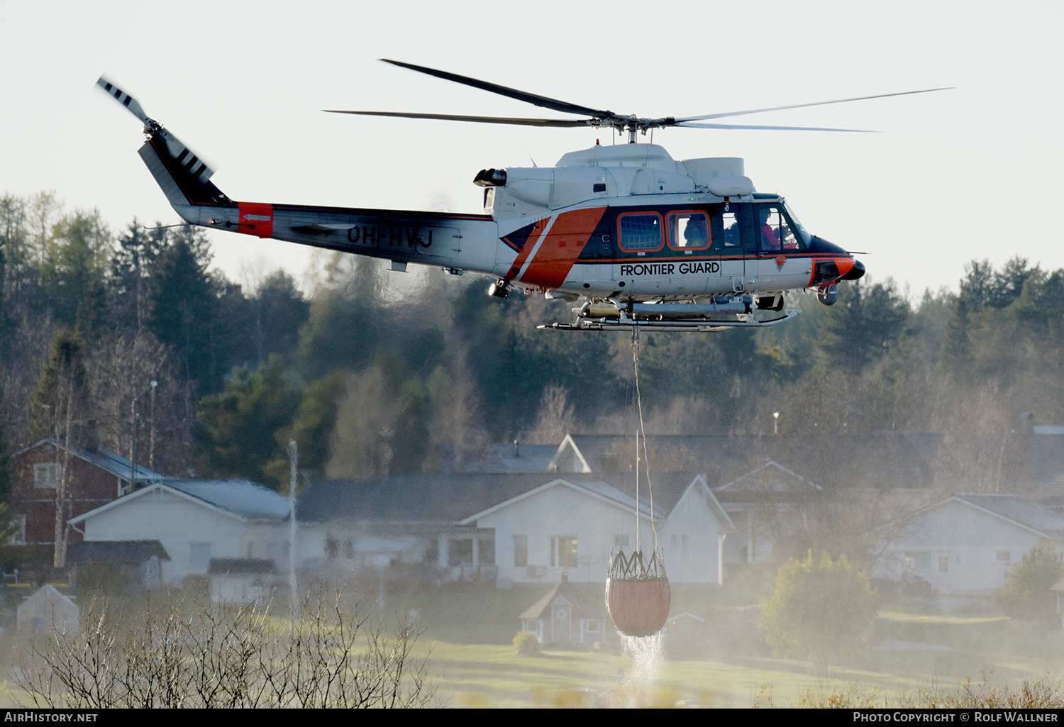 Aircraft Photo of OH-HVJ | Agusta AB-412EP Grifone | Rajavartiolaitos - Finnish Border Guard | AirHistory.net #242405