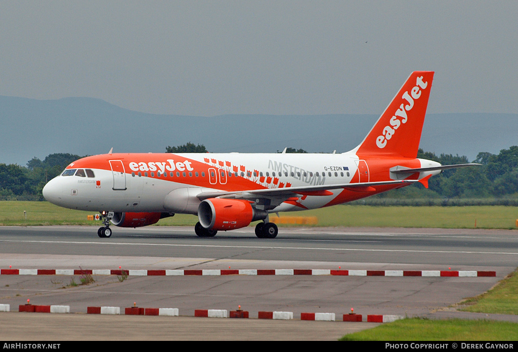 Aircraft Photo of G-EZDN | Airbus A319-111 | EasyJet | AirHistory.net #242426