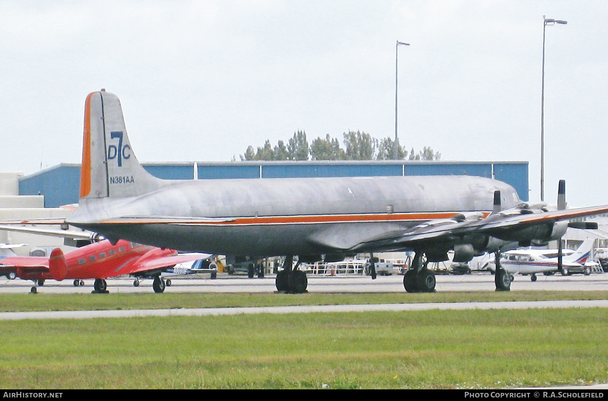 Aircraft Photo of N381AA | Douglas DC-7B(F) | AirHistory.net #242466