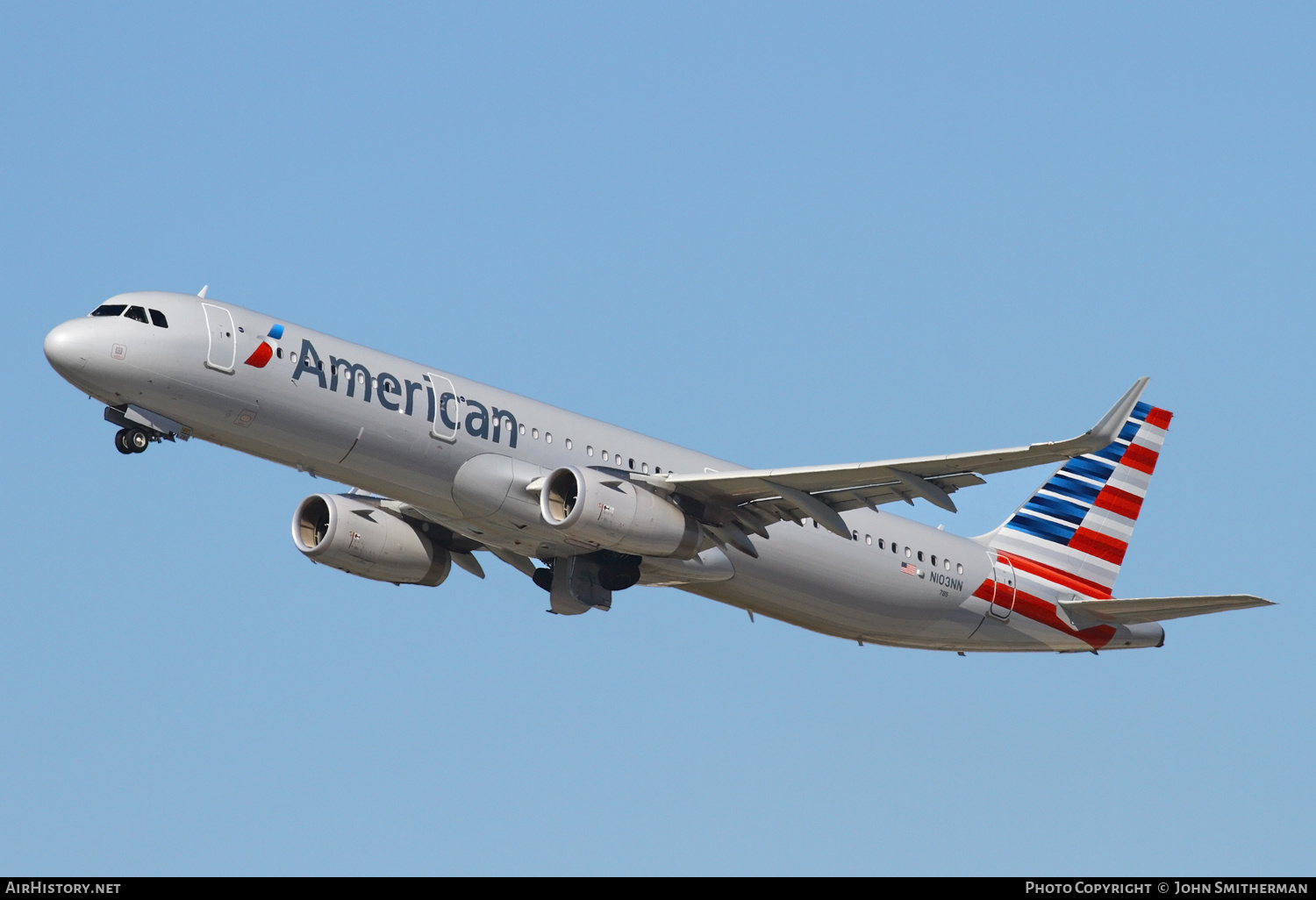 Aircraft Photo of N103NN | Airbus A321-231 | American Airlines | AirHistory.net #242468