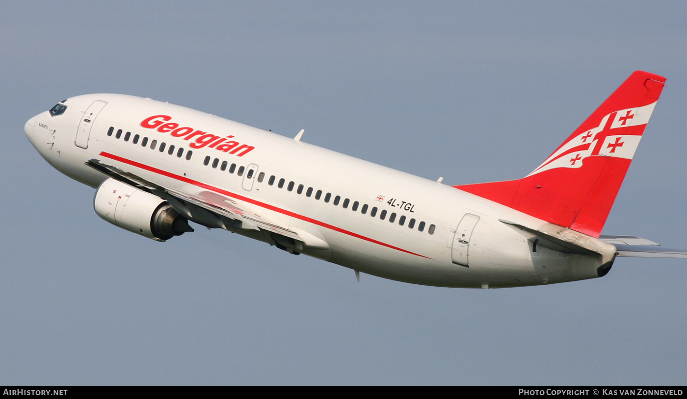 Aircraft Photo of 4L-TGL | Boeing 737-3B7 | Georgian Airways | AirHistory.net #242482