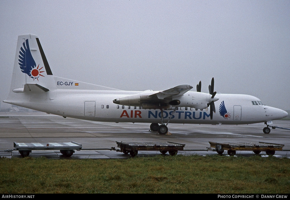 Aircraft Photo of EC-GJY | Fokker 50 | Air Nostrum | AirHistory.net #242489