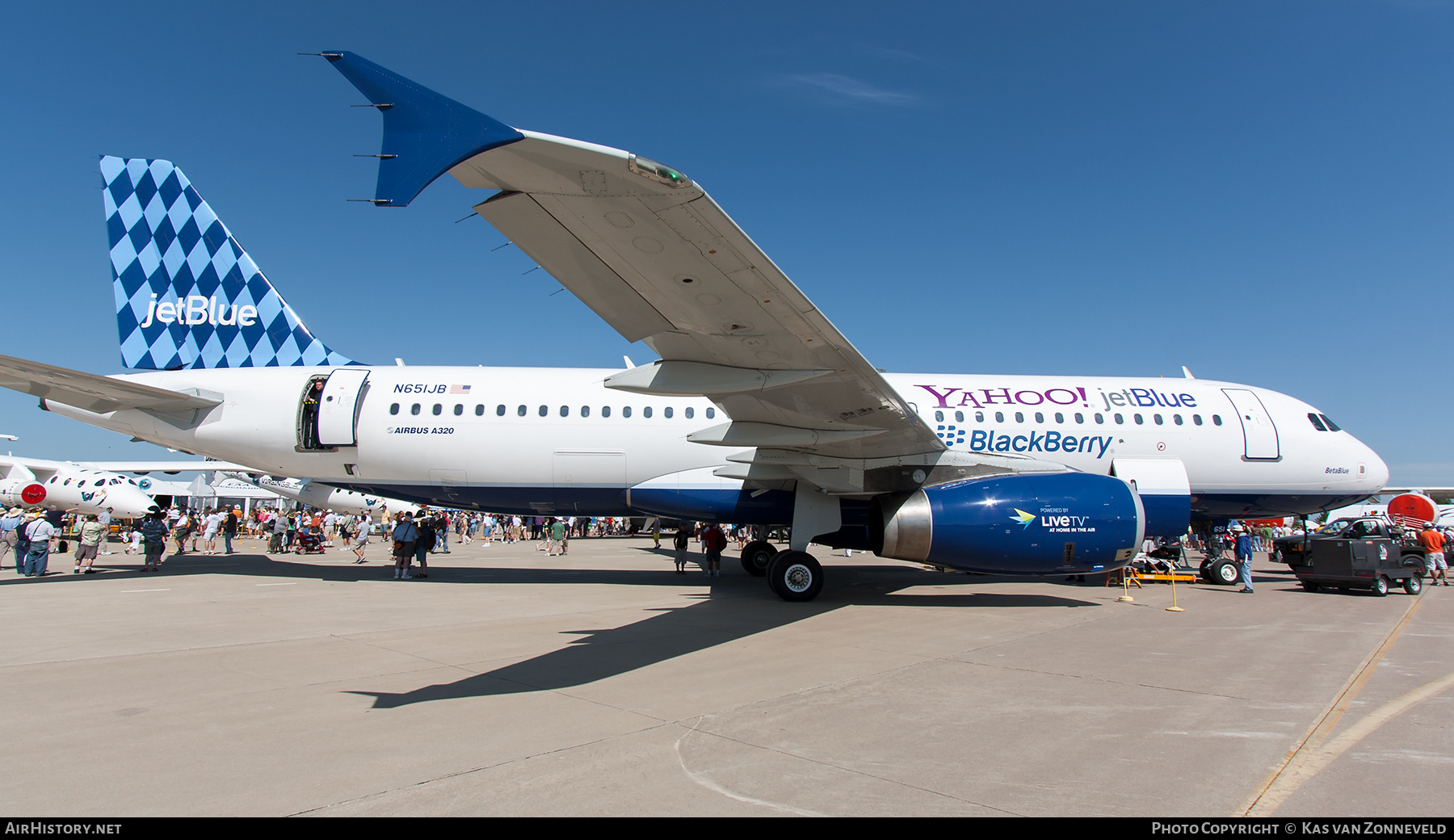 Aircraft Photo of N651JB | Airbus A320-232 | JetBlue Airways | AirHistory.net #242493