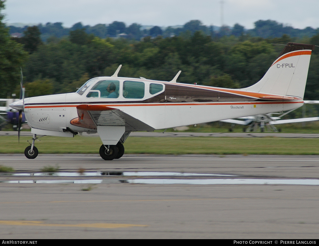 Aircraft Photo of C-FPUL | Beech 35-B33 Debonair | AirHistory.net #242529