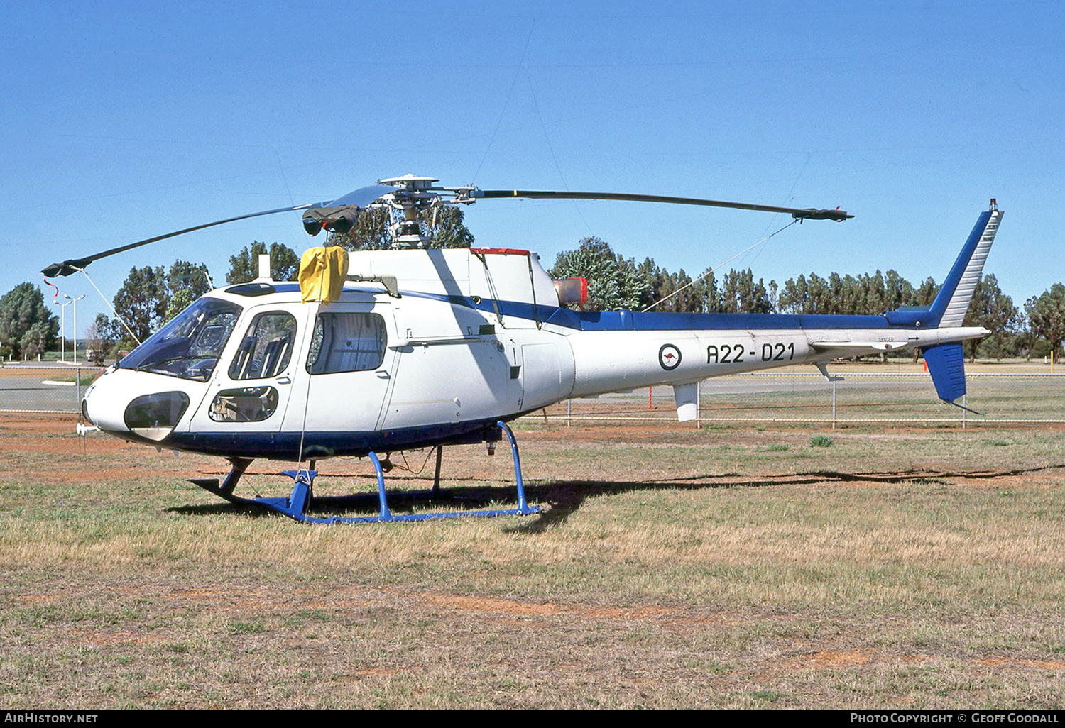 Aircraft Photo of A22-021 | Aerospatiale AS-350B Ecureuil | Australia - Air Force | AirHistory.net #242543