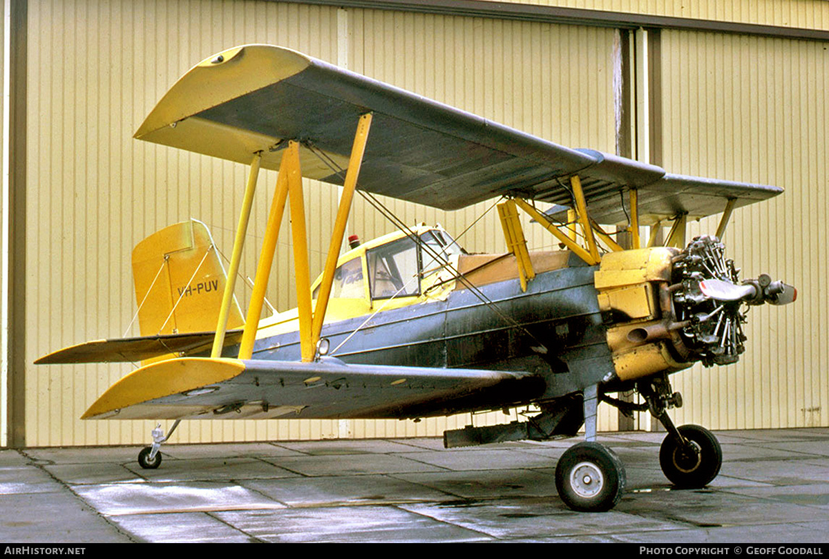 Aircraft Photo of VH-PUV | Grumman G-164A Ag-Cat | AirHistory.net #242550