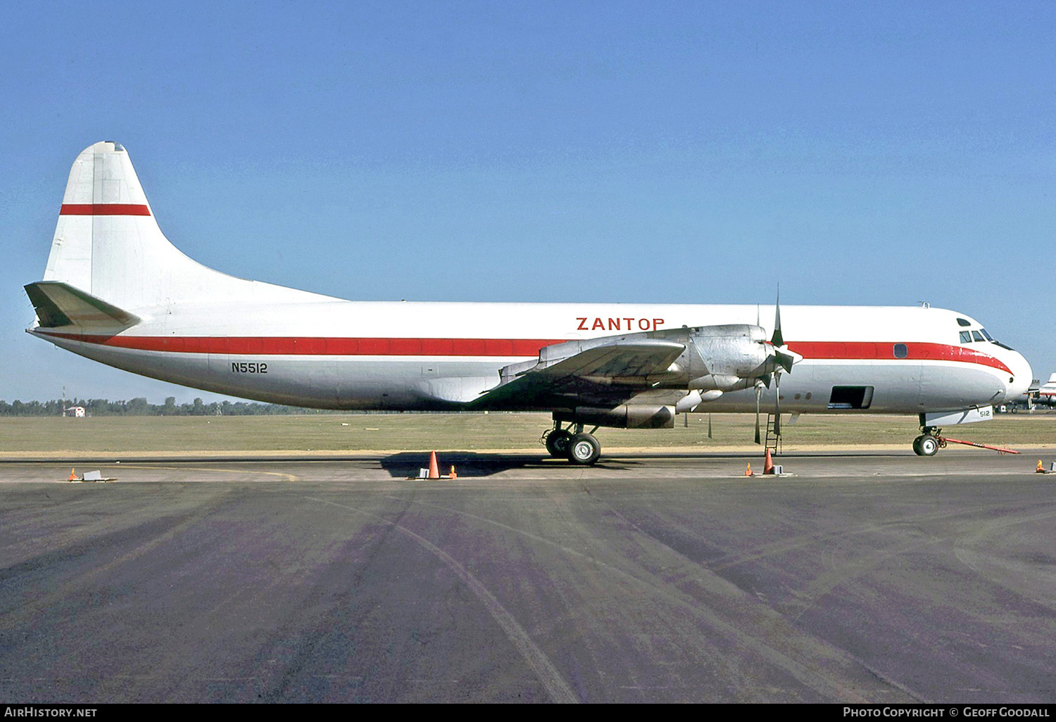 Aircraft Photo of N5512 | Lockheed L-188A Electra | Zantop International Airlines | AirHistory.net #242553