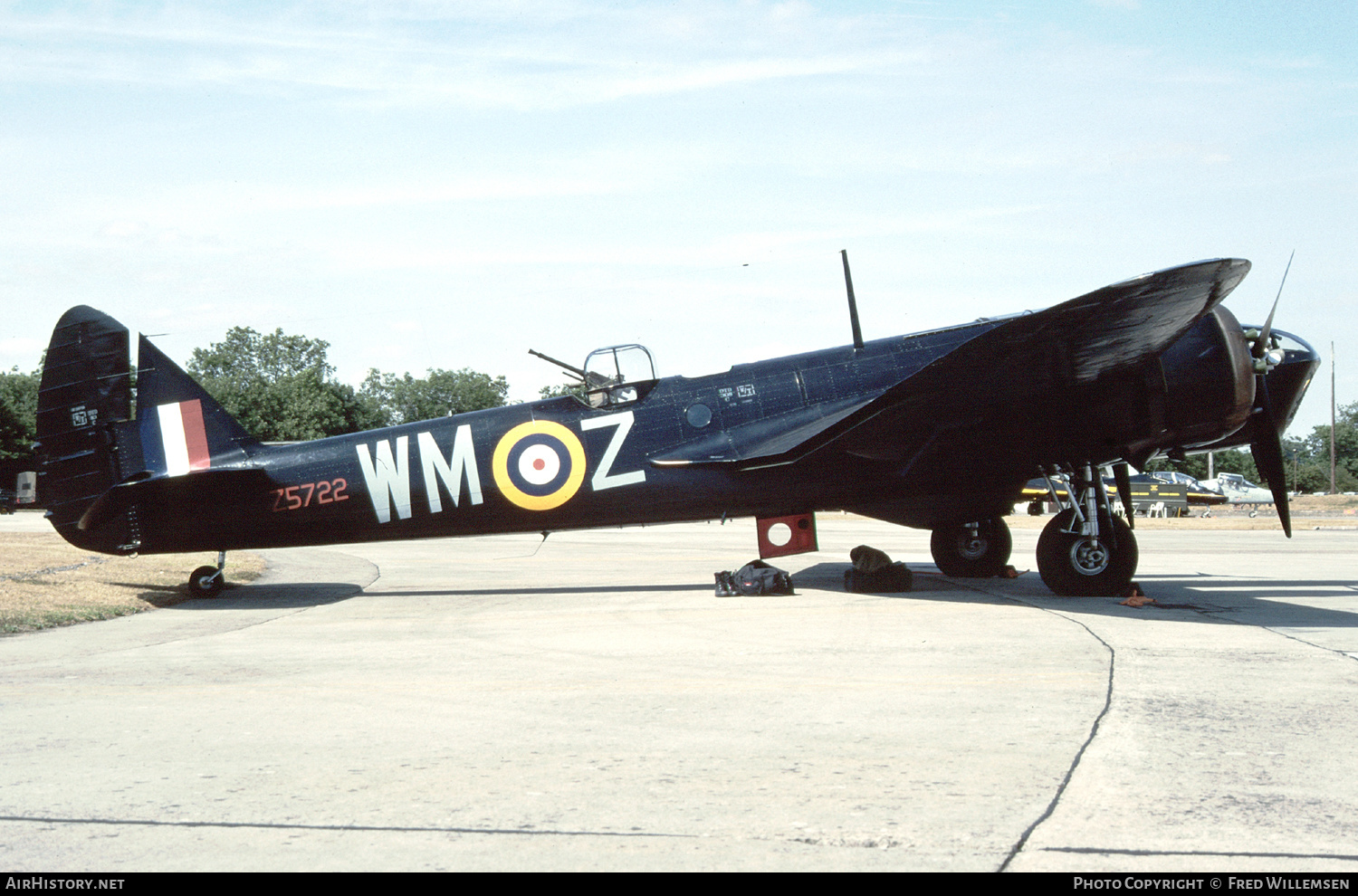 Aircraft Photo of G-BPIV / Z5722 | Bristol 149 Bolingbroke Mk4T | UK - Air Force | AirHistory.net #242565